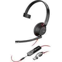 Abbildung von Poly Headset Blackwire C5210 Mono: Vielseitiges USB C/A &amp; 3,5 mm für Klare Kommunikation und Komfort