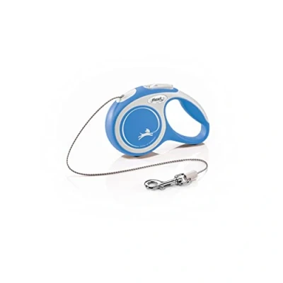 Abbildung von flexi Hundeleine, ausziehbar, mit weichem Griff, 3 m / 5 8 20 kg 4000498042731 blau small