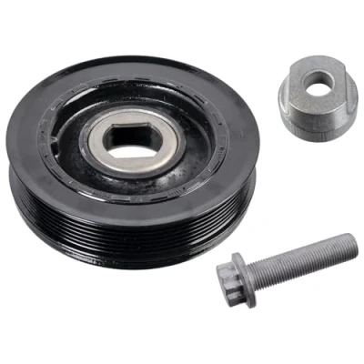 Abbildung von FEBI BILSTEIN 175310 Kurbelwellenriemenscheibe 7PK 158 mit Rohrverbinder, Schraube, für Kurbelwelle RENAULT: MEGANE 3 Grandtour, SCENIC
