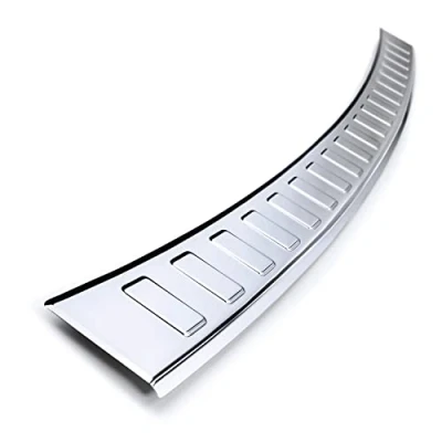Abbildung von tuning art 9842 Edelstahl Ladekantenschutz passend für Mazda 3 BM 2013 2018, Farbe:Chrom
