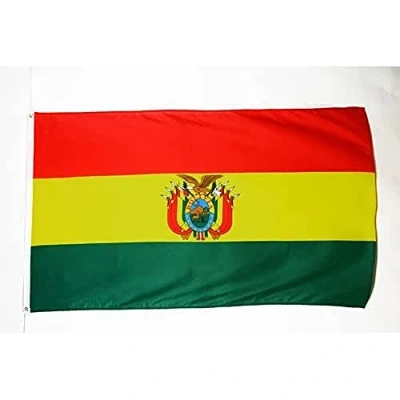 Abbildung von AZ FLAG Flagge Bolivien 150x90 cm Bolivianische Fahne 100% Polyester mit Messing Ösen 110g