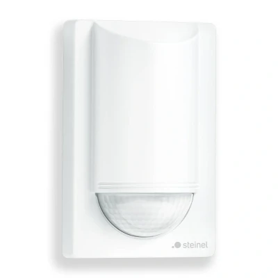 Abbildung von Steinel Infrarot Bewegungsmelder IS 2180 2 180 Weiß, 12 m Aufputz Sensor, 1000 W, Unterkriechschutz, W