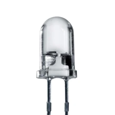 Abbildung von Lumetheus LED 5mm Farbe weiß 14.000 mcd 25 Stück Leuchtdiode extra hell 3V weiße Diode 2 Pin LEDs
