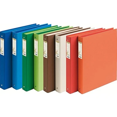 Abbildung von Exacompta 54980E Ringbuch Forever DIN A4 aus Recycling Karton 2 Ringe 40mm breit 1 Stück Zufallsfarbe ideal für Schule und Büro Ringhefter Ringordner Ringbuchordner