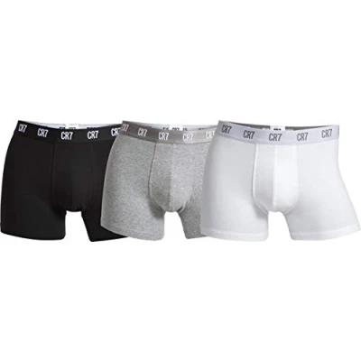 Abbildung von Cristiano Ronaldo CR7 Seasonal Basic Trunk 3 PACK Panties, Herren, Größe: Small, Mix