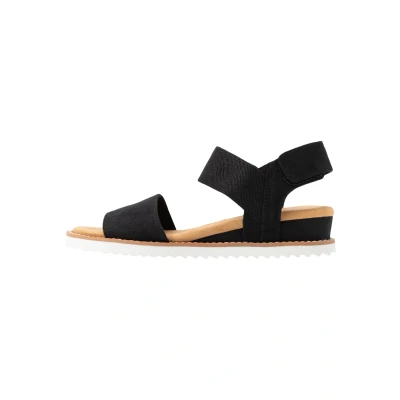Abbildung von Skechers Desert KISS Keilsandalette black, Damen, Größe: 41, Black Schuhe