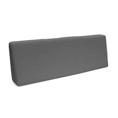 Abbildung von POKAR Palettenkissen Wasserdicht Palettenauflagen mit abnehmbarem Bezug Palettenauflage Palettenmöbel Palettensofa, Rückenlehne 120x40, Grau