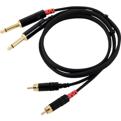 Abbildung von CORDIAL Kabel AUDIO doppelt Jack mono RCA 90 cm Essentials