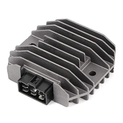 Abbildung von BOROCO Universal Regler Gleichrichter, 6 poliger Aluminiumlegierung, Regler, Motorrad Spannungsregler, passend für ZZR600 ZX600D 1990 1992