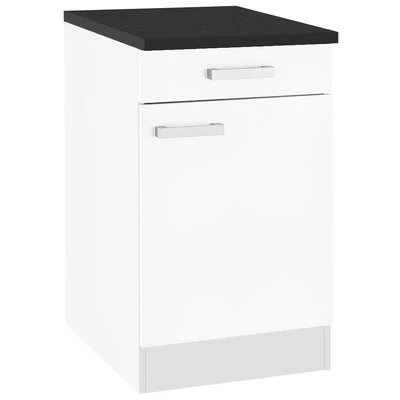 Abbildung von OPTIFIT Spülenschrank &quot;Odense&quot;, 50 cm breit, mit Tür und Schubkasten, 28 mm starker Arbeitsplatte