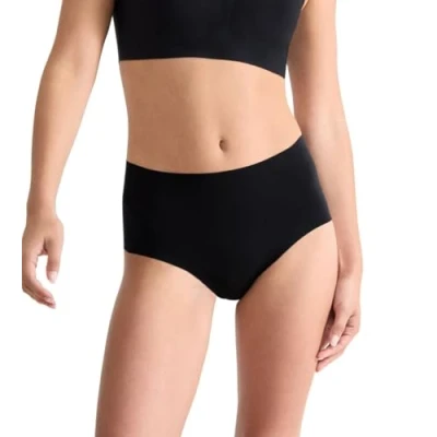 Abbildung von Sloggi FEEL HIGH Waist 2 PACK Slip, Damen, Größe: Large, Brown/black