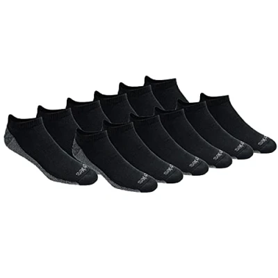 Abbildung von Dickies Herren Dri Tech Moisture Control 6 Paar No Show Socken, Schwarz (12 Paar), Shoe Size: 12