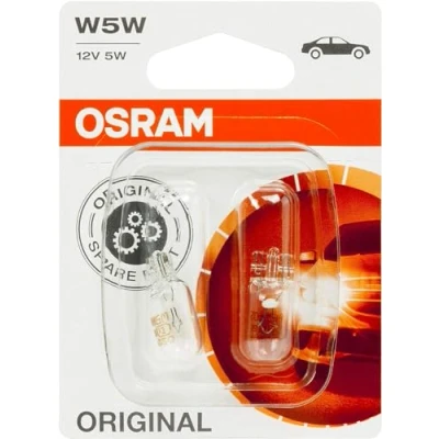 Abbildung von OSRAM ORIGINAL LINE 2825 02B Glühlampe, Blinkleuchte 12 5 W5W VOLKSWAGEN: GOLF Schrägheck, 6 Variant, 3, FORD: Transit Mk6 Bus, KUGA 1