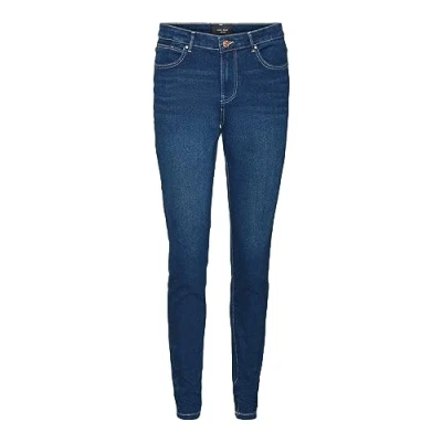 Abbildung von Vero Moda Jeans Slim Fit, Damen, Größe: XSx32, Dark blue denim