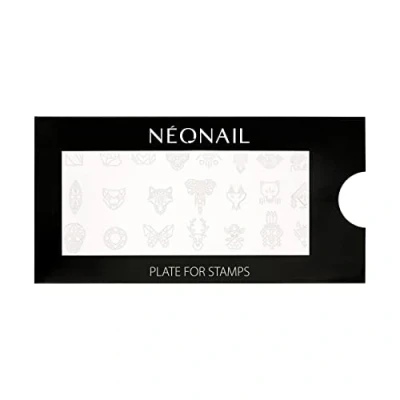 Abbildung von NEONAIL Stamping Plate 02 Platte Schablonen Nail Art Nageldesign Nagel Stempel Schablone French Nails Nagelkunst