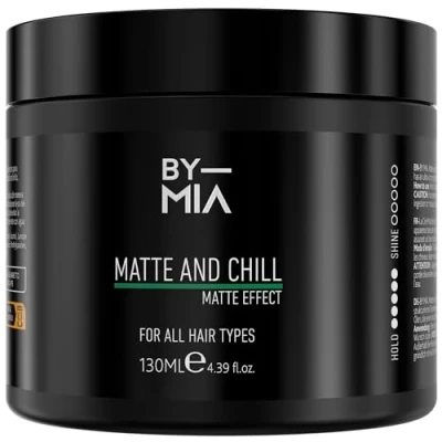 Abbildung von BY MIA Mattes und kaltes Wachs 130ml Matte Optik Super hoher Halt Kanten Steuerung Haarwachs für Männer &amp; Frauen