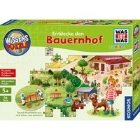 Abbildung von Kosmos Puzzle WAS IST Junior Entdecke den Bauernhof, 54 Puzzleteile