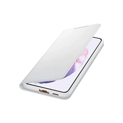 Abbildung von Samsung Galaxy S21 Plus Hülle Kunstleder Klapphülle Handyhülle Grau
