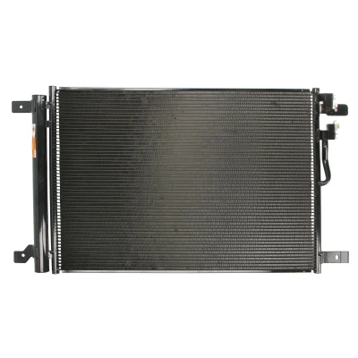 Abbildung von NRF 350668 Klimakondensator mit Trockner, Dichtring 13,8mm 11,8mm 558mm VOLKSWAGEN: Golf VIII Schrägheck