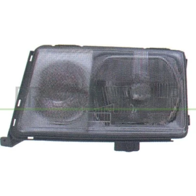Abbildung von PRASCO ME0314603 Scheinwerfer rechts H4, H3 mit Nebelscheinwerfer MERCEDES BENZ: W124 Limousine, Coupe, T modell