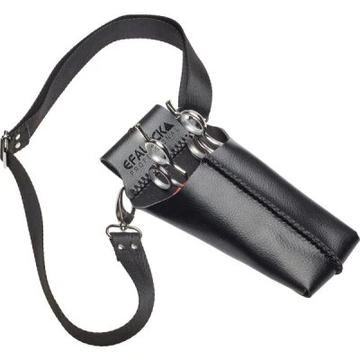 Abbildung von Efalock Scherentasche COLT schwarz rot