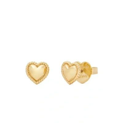 Abbildung von kate spade new york MINI Heart Studs Ohrringe goldcoloured, Damen, Größe: One Size, Gold coloured