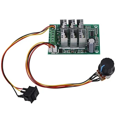 Abbildung von Motordrehzahlregler,DC 5V 36V 15A 3 phasiger bürstenloser Motordrehzahlregler CW CCW Umkehrschalter dreiphasiger sensorloser Regler Motor Speed Controller