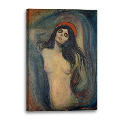 Abbildung von Printed Paintings Leinwand (40x60cm): Edward Munch Madonna (1894)