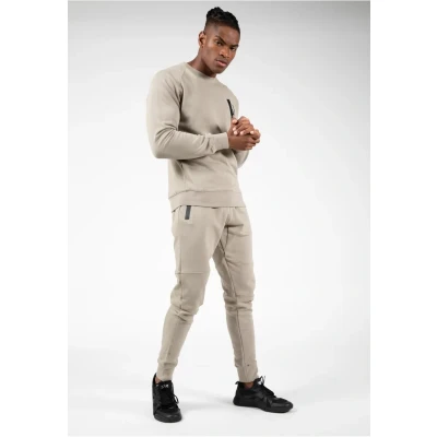 Abbildung von Gorilla Wear Newark Jogginghose, Herren, Größe: Small, Beige
