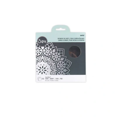 Abbildung von Effectz Dekorative Folienblätter Silber 6 „x 6&quot; 10 shts