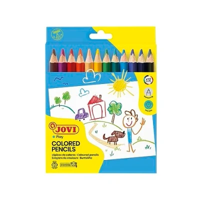 Abbildung von Jovi Wooden Pencils Jumbo Triangular 12 pcs
