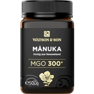 Abbildung von Watson &amp; Son Manuka Honig MGO 300+ 500g Premium Qualität aus Neuseeland
