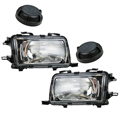 Abbildung von BESTPRICE 2x Hauptscheinwerfer vorne links + rechts Frontscheinwerfer, Kompatibel mit AUDI 80 B4 Avant (8C5), Stufenheck (8C2)