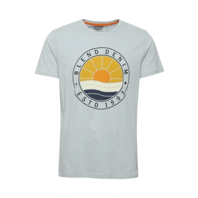 Abbildung von Blend Bhbammer Tshirt print, Herren, Größe: 3XL, Celestial blue
