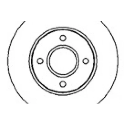 Abbildung von MAPCO 15817 Bremsscheibe Vorderachse 278 24 4 108 Belüftet FORD: MONDEO 2 Stufenheck, 2, Kombi