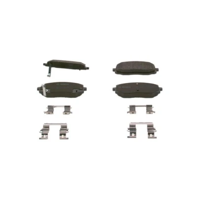 Abbildung von BOSCH 0 986 494 594 Bremsbelagsatz Low Metallic mit akustischer Verschleißwarnung Montageanleitung HYUNDAI: i10 I, KIA: Picanto I