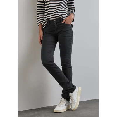 Abbildung von Street One IM Casual FIT Jeans Slim Fit, Damen, Größe: 29x30, Schwarz