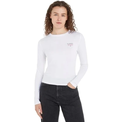 Abbildung von Tommy Jeans Langarmshirt TJW SLIM ESSENTIAL Logo 2 LS mit