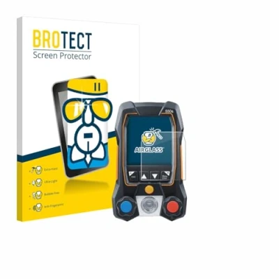 Abbildung von BROTECT Schutzglas für Testo 550s Schutzfolie Panzer Folie Glas [Extrem Kratzfest 9H, Anti Fingerprint, Ultra Transparent]