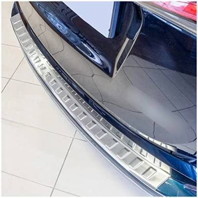 Abbildung von tuning art BL942 Ladekantenschutz mit Abkantung passend für Toyota RAV4 4 2016 , Farbe:Silber