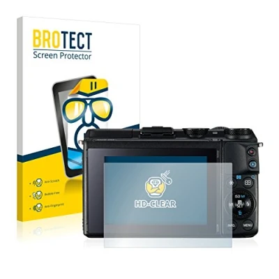 Abbildung von BROTECT (2 Stück Schutzfolie für Canon EOS M3 Displayschutz Folie Ultra Klar