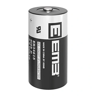 Abbildung von EEMB ER34615 D Cell Akkus 3.6V Lithium Batterie High Capacity Li SOCL₂ Nicht Wiederaufladbar LS 33600 SB D02 XL 205F für CNC Werkzeugmaschinen Programmierer, Spritzgussmaschinen, mehr