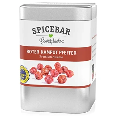 Abbildung von Spicebar Roter Kampot Pfeffer, Premium Auslese aus Kambodscha (1 x 70g)