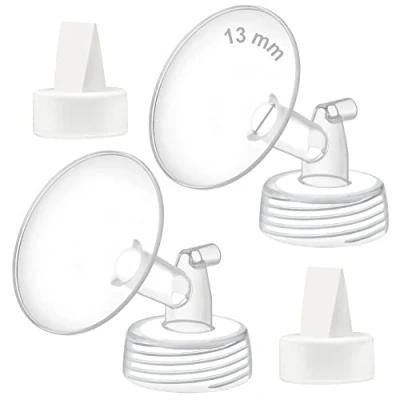 Abbildung von Maymom 13 mm Flansch und Entenschnabelventil, kompatibel mit Spectra S1 S2 9 Plus, keine Original Pumpenteile ersetzen