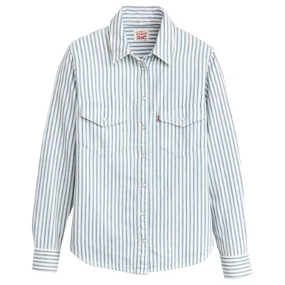 Abbildung von Levi&#039;s® Jeansbluse ICONIC WESTERN mit Streifenmuster