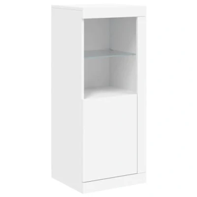 Abbildung von vidaXL Sideboard mit LED Beleuchtung Weiß 41x37x100 cm (1 St)