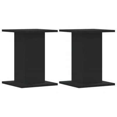 Abbildung von vidaXL Lautsprecherständer 2 Stk. Schwarz 30x30x40 cm Holzwerkstoff