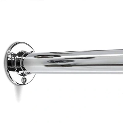 Abbildung von SO TECH® Garderobenstange Schrankstange rund Ø 25 mm Chrom poliert inklusive Stangenlager