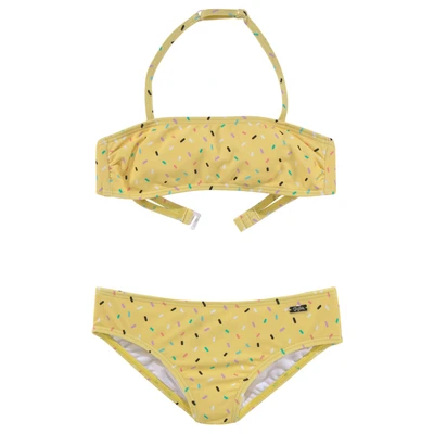 Abbildung von Buffalo SET Bikini für Kinder, Größe: 122/128, Gelb bedruckt