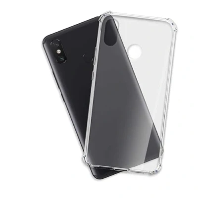Abbildung von mtb more energy® Hülle Crystal Armor kompatibel mit Xiaomi Mi Max 3 (6.9&#039;&#039;) verstärkte Ecken Anti Shock Schutzhülle Case Cover Tasche